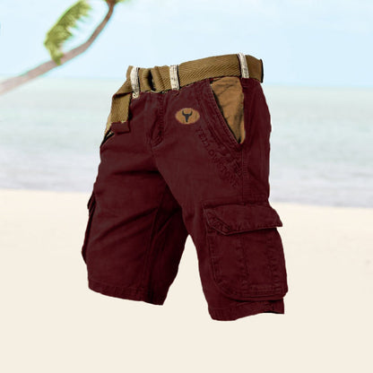 Heren Shorts Cargo Zomerbroek Met Veel Zakken