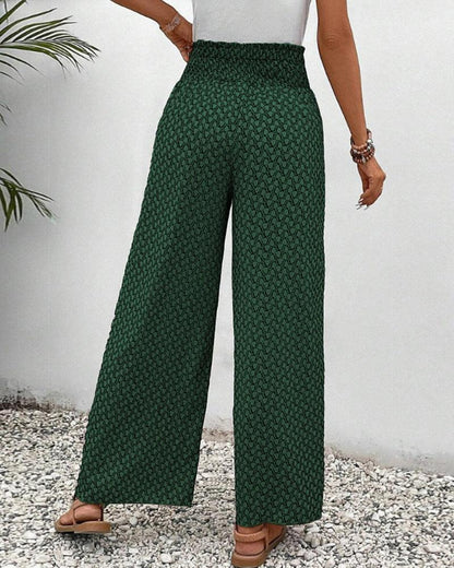 Pantaloni Palazzo Vrouwelijk Chic Zomerbroek