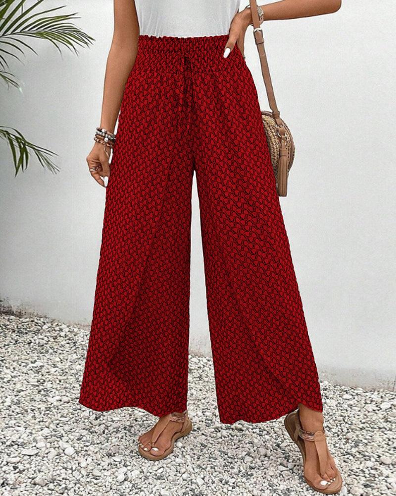 Pantaloni Palazzo Vrouwelijk Chic Zomerbroek