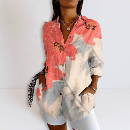 Dames Blouse Comfortabel Losvallend Gedrukt