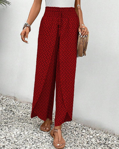 Pantaloni Palazzo Vrouwelijk Chic Zomerbroek