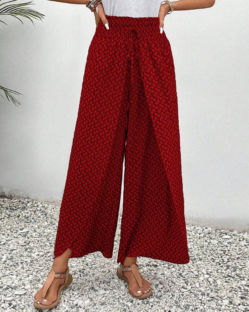 Pantaloni Palazzo Vrouwelijk Chic Zomerbroek