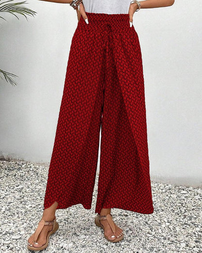 Pantaloni Palazzo Vrouwelijk Chic Zomerbroek