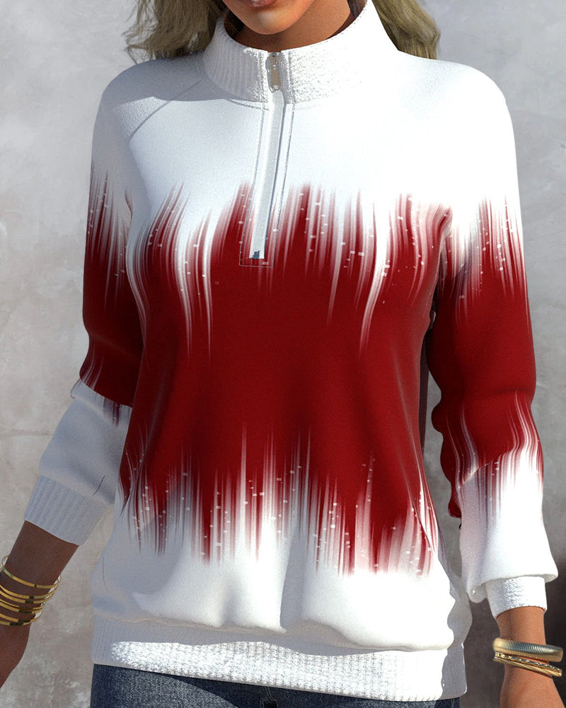 Unisex Sweatshirt met Kraag Comfortabel voor Dames en Heren