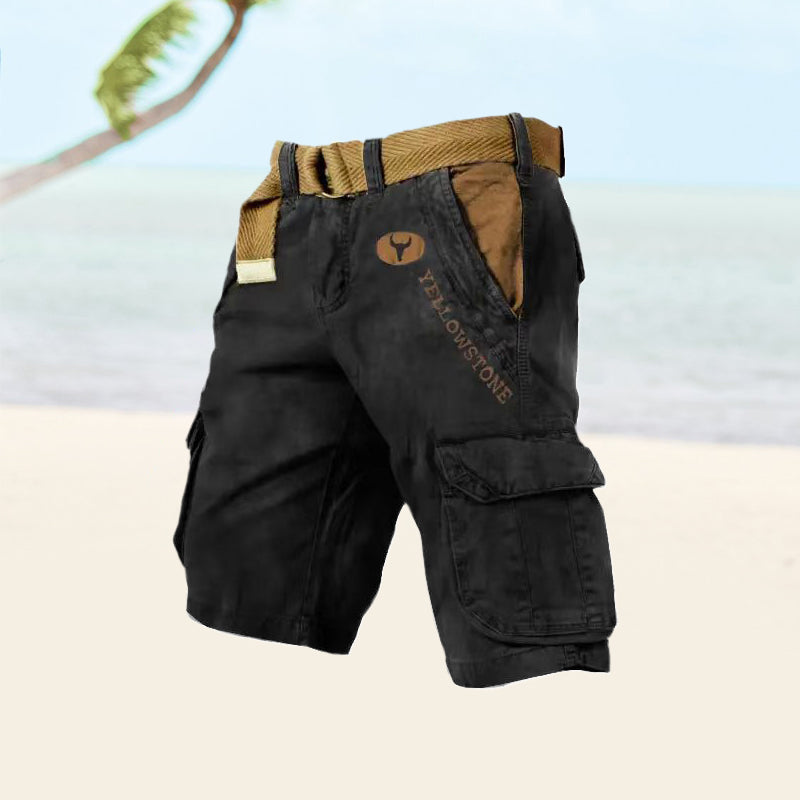 Heren Shorts Cargo Zomerbroek Met Veel Zakken