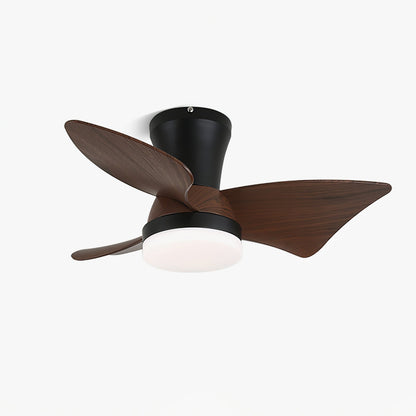 Plafondventilator met Verlichting Minimalistische Houtlook