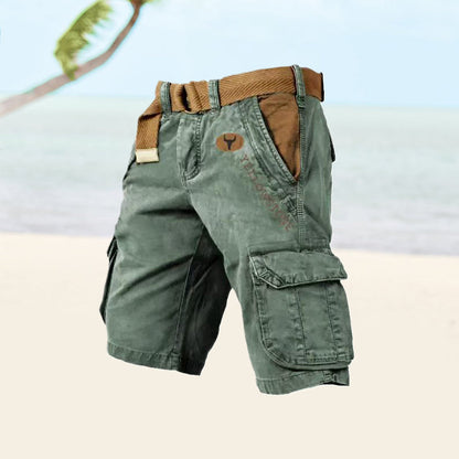 Heren Shorts Cargo Zomerbroek Met Veel Zakken