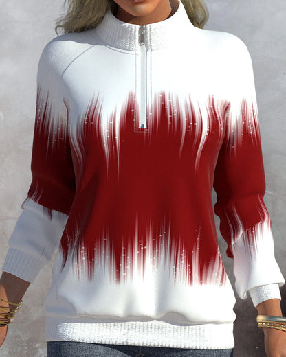 Unisex Sweatshirt met Kraag Comfortabel voor Dames en Heren