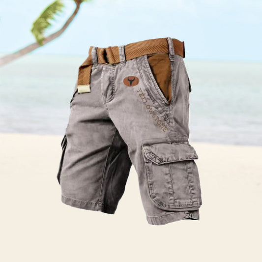 Heren Shorts Cargo Zomerbroek Met Veel Zakken - StudioMarella