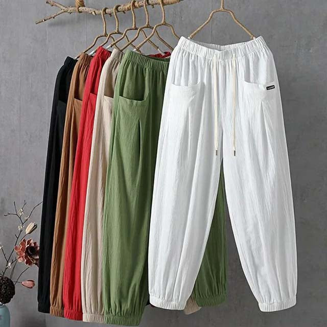 Vrouwelijke Joggingbroek Effen Kleur Comfortabel
