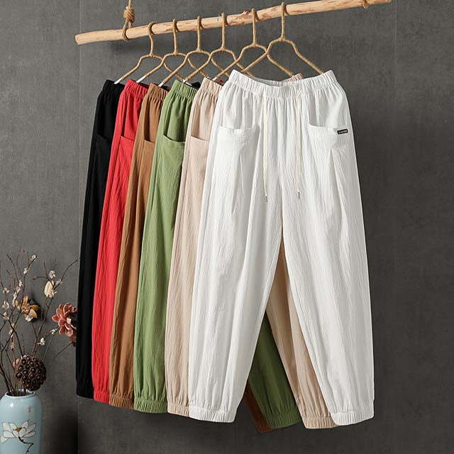 Vrouwelijke Joggingbroek Effen Kleur Comfortabel - StudioMarella