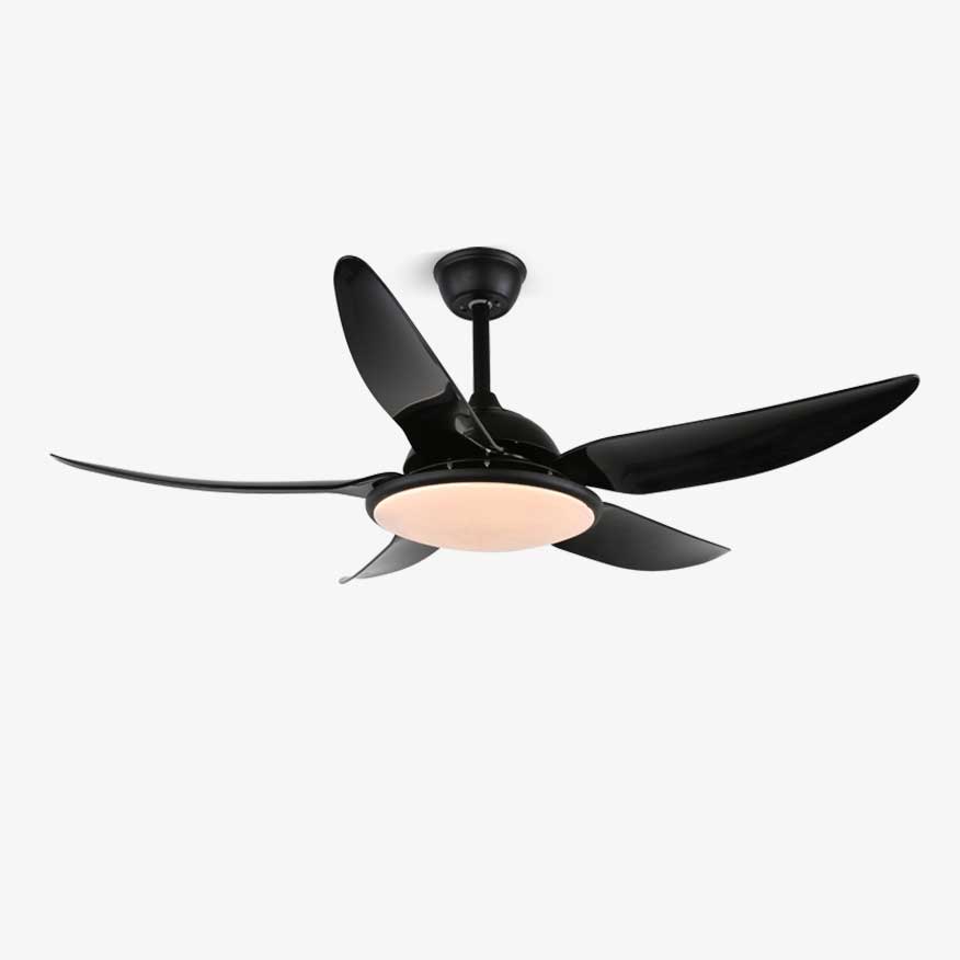 Plafondventilator Aquila Moderne Uitvoering met LED-verlichting en Afstandsbediening 6 Snelheden Ø122 cm voor Woonkamer Slaapkamer