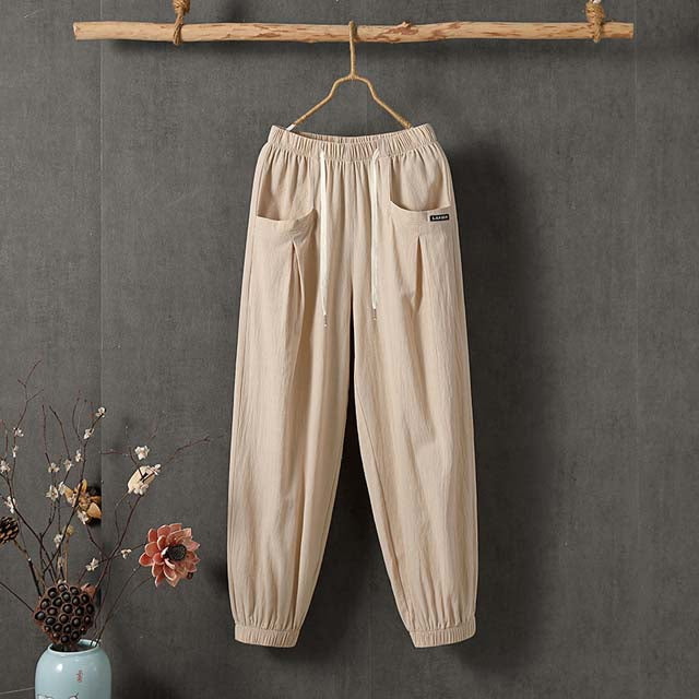 Vrouwelijke Joggingbroek Effen Kleur Comfortabel