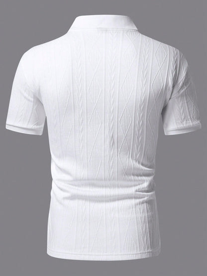Heren Polo Shirt Kort Mouwen Klassiek Design