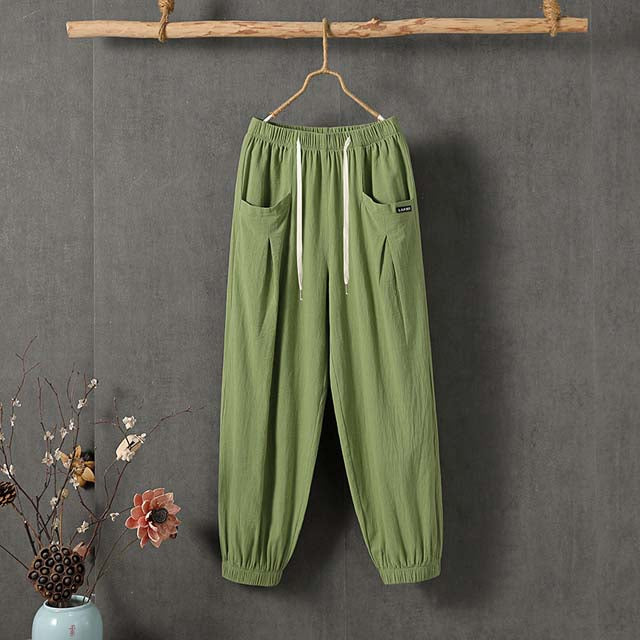 Vrouwelijke Joggingbroek Effen Kleur Comfortabel