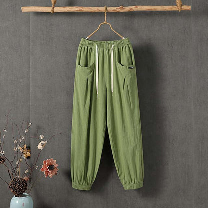 Vrouwelijke Joggingbroek Effen Kleur Comfortabel