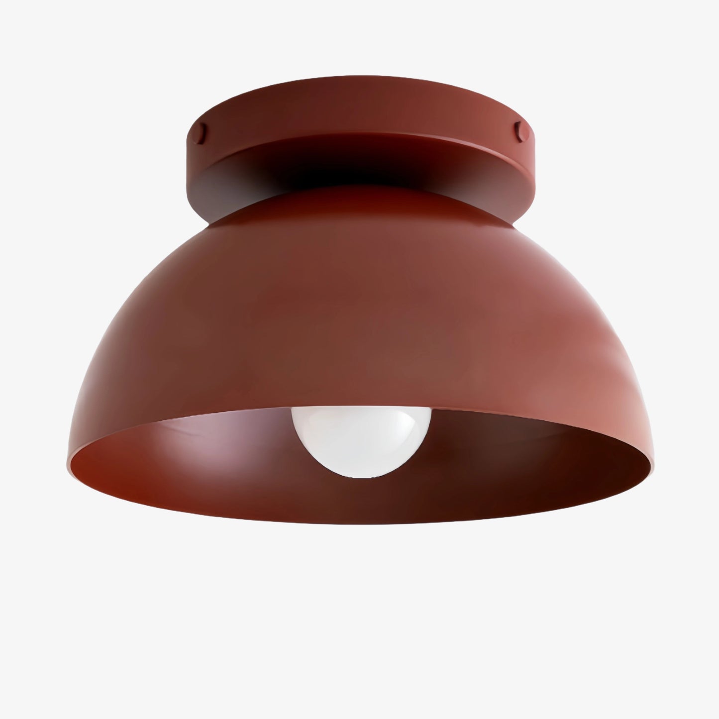 Minimalistische Plafondlamp Dome voor Compacte Ruimtes – Opbouwspot Beschikbaar in Meerdere Kleuren