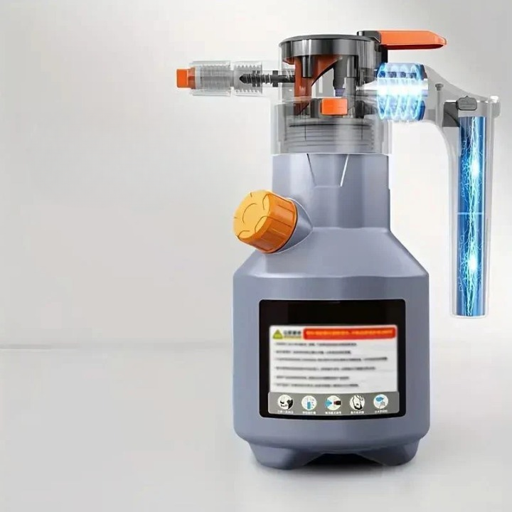 Elektrische Schuimspuitfles Auto Draadloos 22 x 30,5 cm Verstelbare Nozzle Wasbeurt Voertuigonderhoud