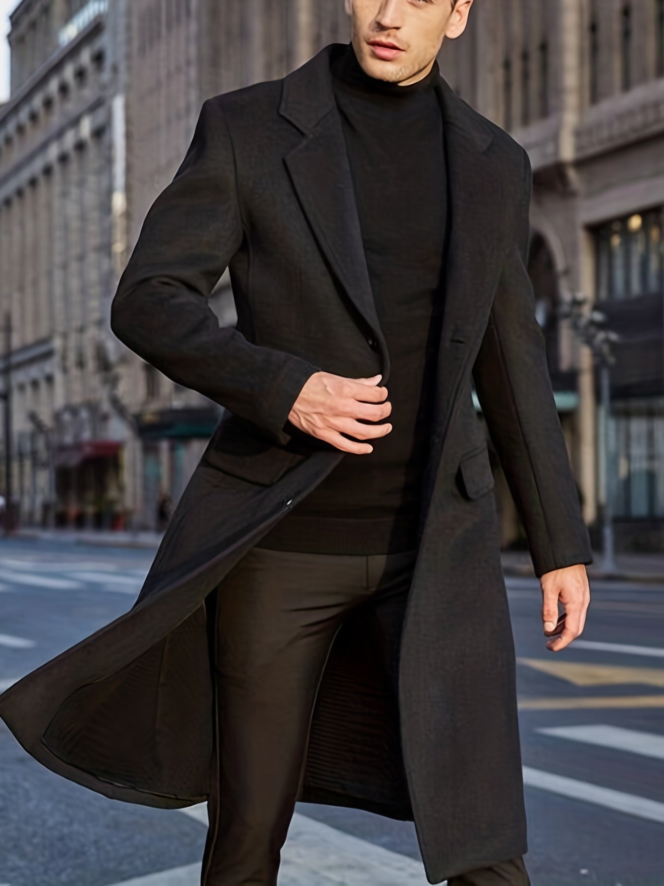 Heren Trenchcoat Waterdicht Zakelijk Elegant Winterjas - StudioMarella