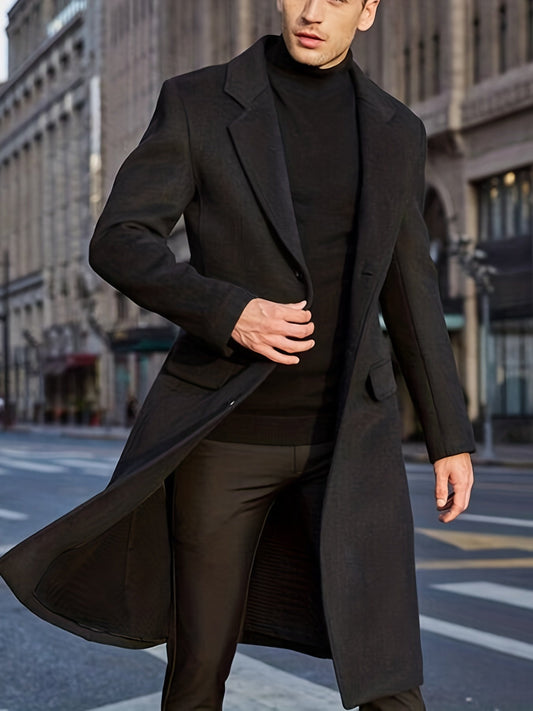Heren Trenchcoat Waterdicht Zakelijk Elegant Winterjas - StudioMarella
