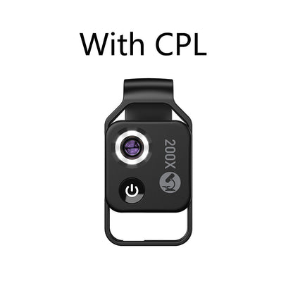 Smartphone Microscoop 200x Vergroting met LED-verlichting Clip-on USB Draagbaar Vergrootglas Mini Microscopie Precisie Inspectie Macro Camera Lens