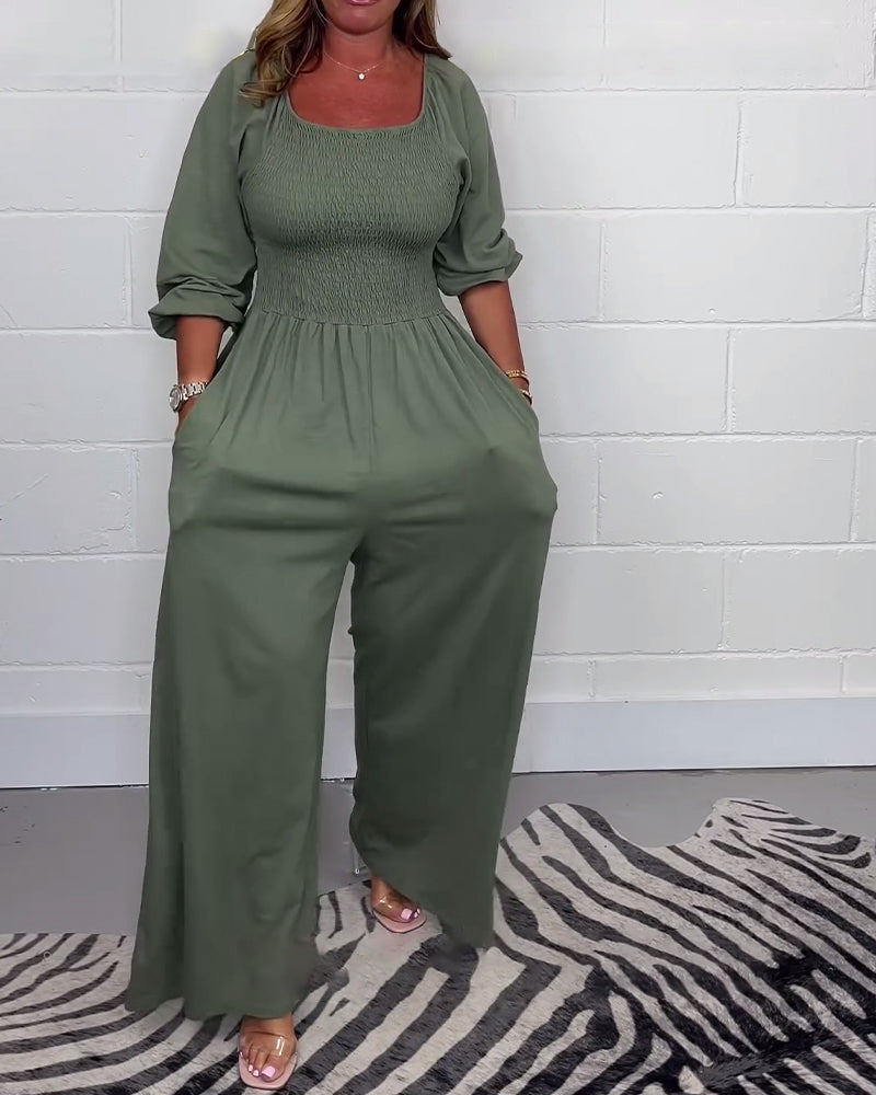 Katoenen Jumpsuit Tijdloos Comfy voor Vrouw