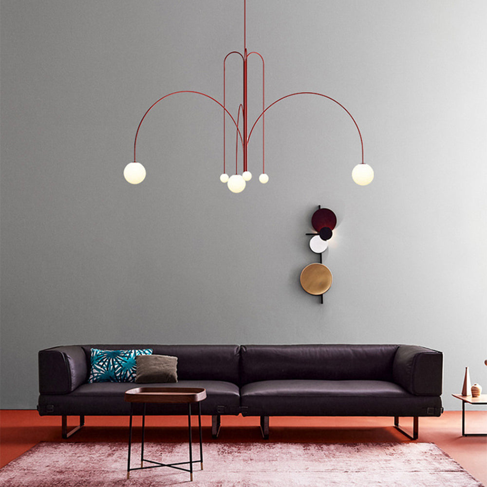 Hanglamp Zwaluwen Metaal Glas Zwart Goud Roze G9 LED Woonkamer Slaapkamer Decoratief