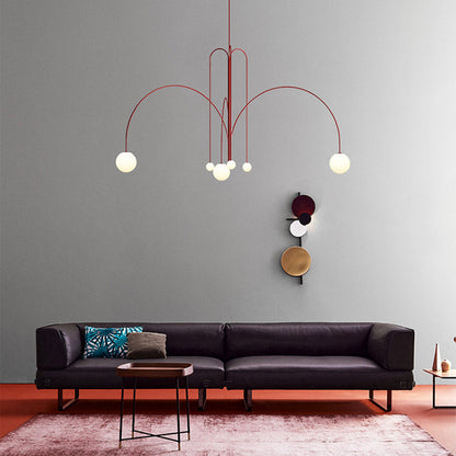 Hanglamp Zwaluwen Metaal Glas Zwart Goud Roze G9 LED Woonkamer Slaapkamer Decoratief