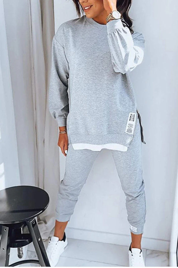 Dames Loungewear Set Zacht Warme Pyjama