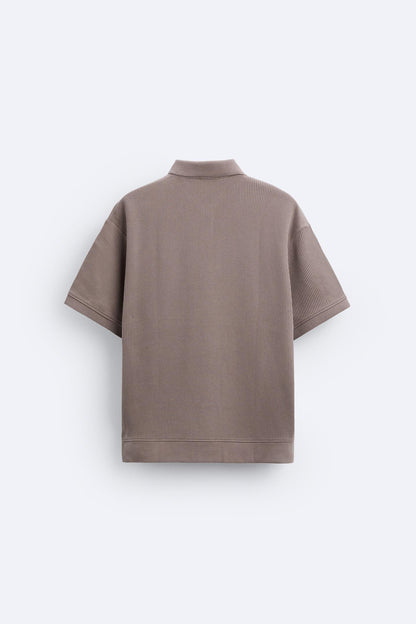 Witte Polo Korte Mouwen Heren Casual Kleding