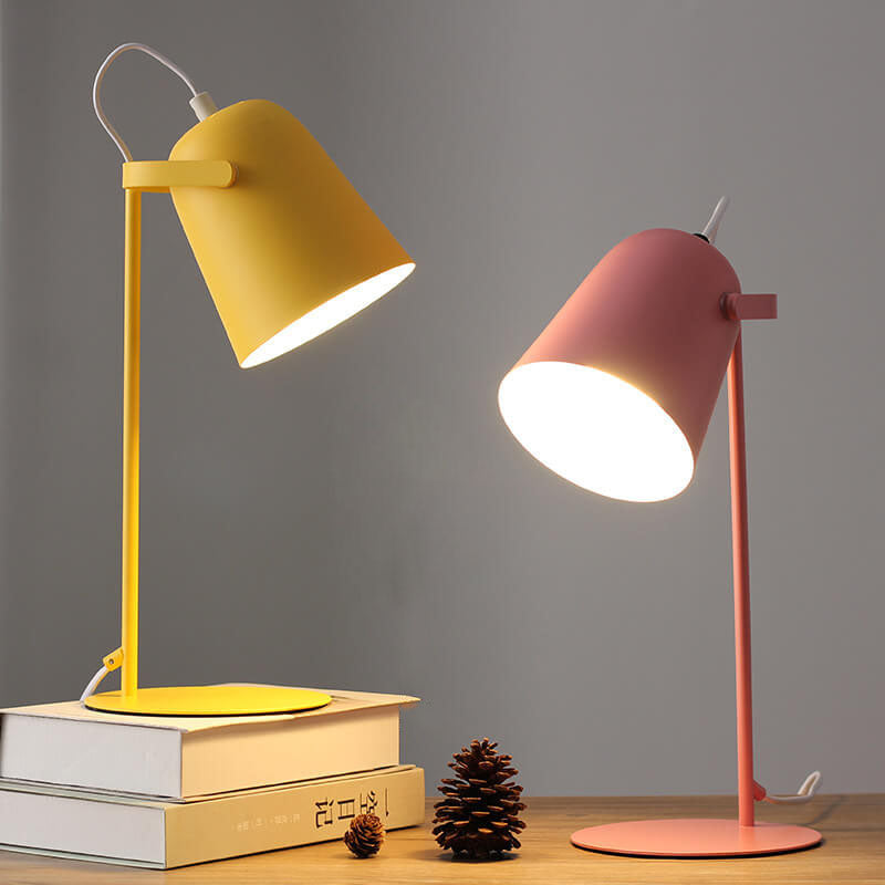 Scandinavische Tafellamp Emmer Macaron Ijzer E27 Woonkamer Slaapkamer Kleur