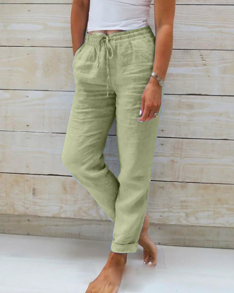 Lichte Elastische Broek voor Vrouw