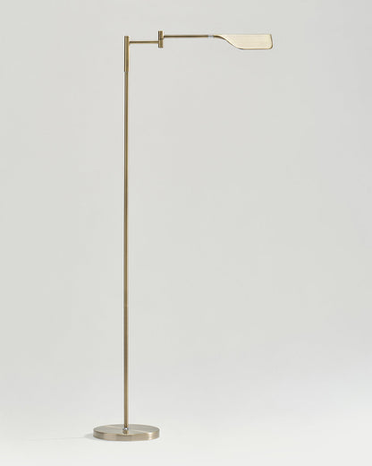 Vloerlamp LED Blad Design Minimalistisch 135cm Dimbaar Metaal