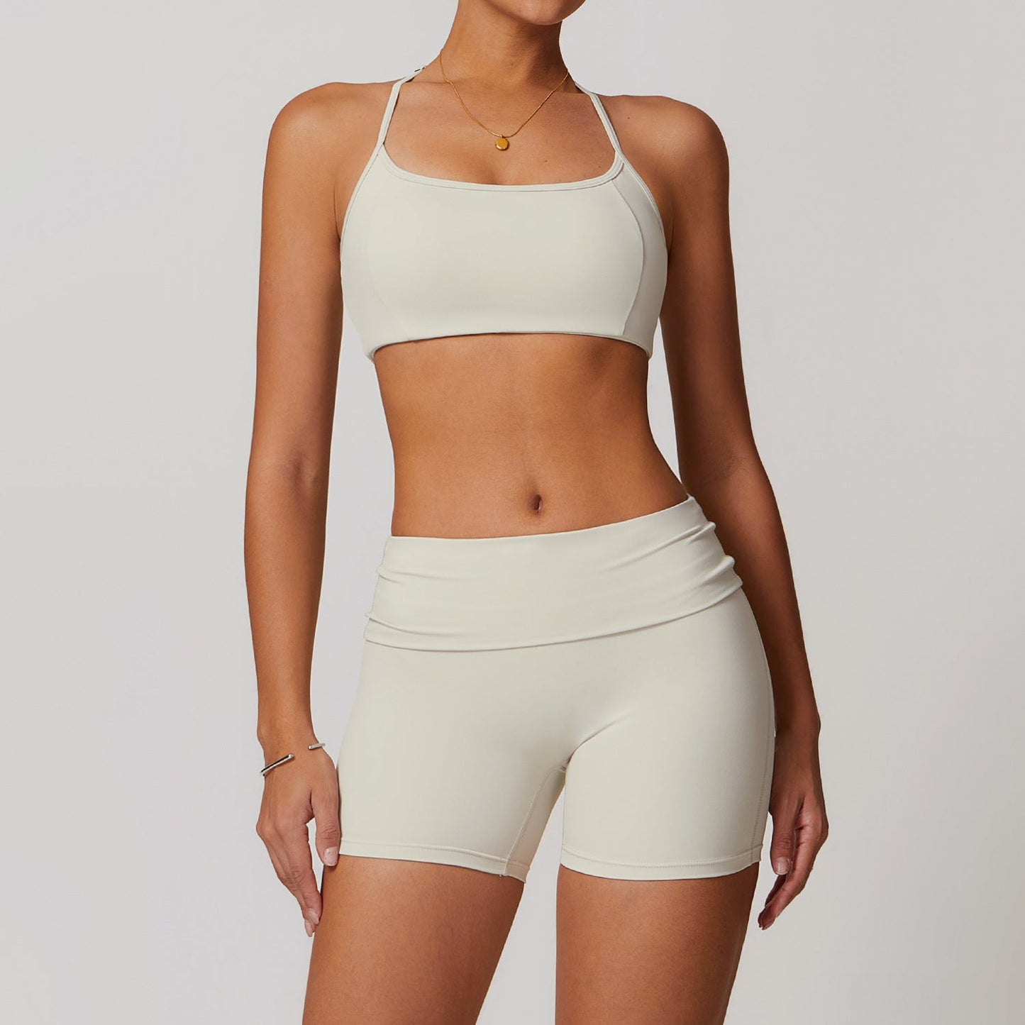 Yoga Outfit Dames Sneldrogend Naadloos Set met Broek en Top