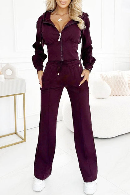 Dames Trainingspak Zacht Velours Luxe Sportkleding
