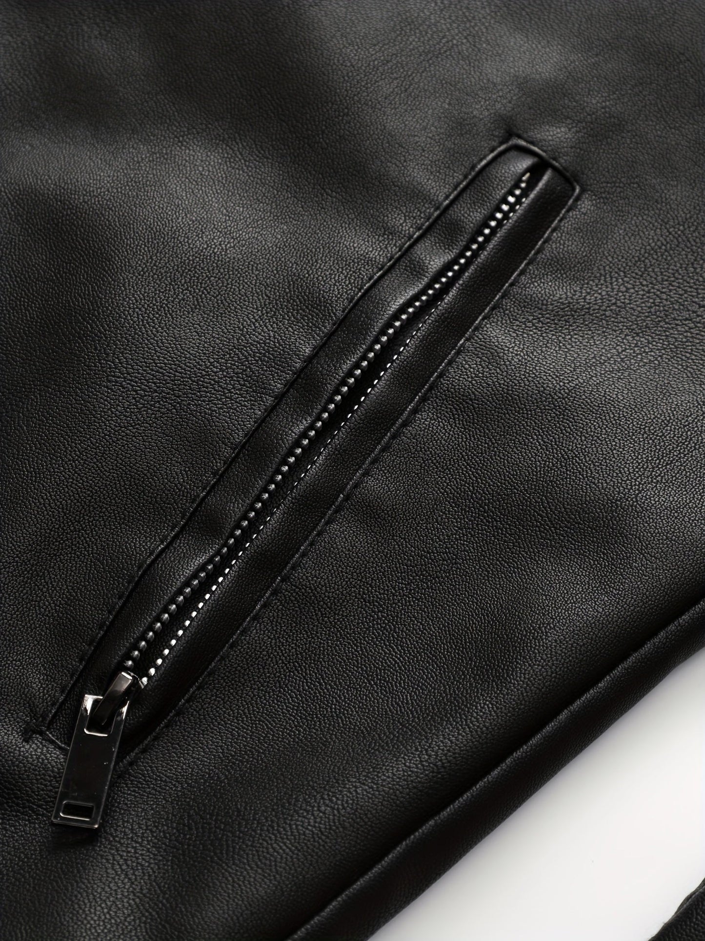 Leren Jas Met Rits Elegant Design