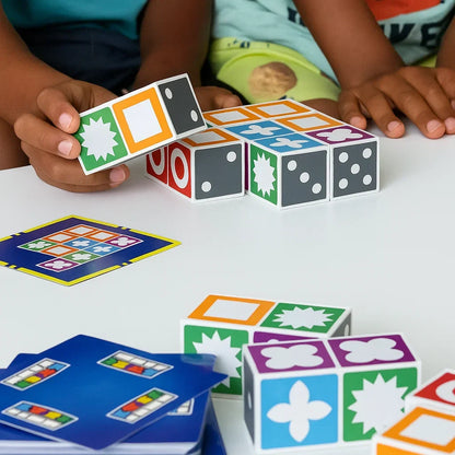 Logisch Gezelschapsspel Karton Kunststof 20x20x6cm Kinderen Volwassenen Concentratie Reactie Patroonherkenning Familiespel Denkspel