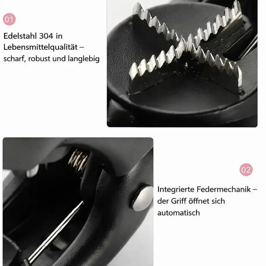 Kastanjepeller ABS Edelstaal Ergonomisch Antislip Keuken Kastanjes Walnoten Hazelnoten Noten Kraker Notenpeller Schiller