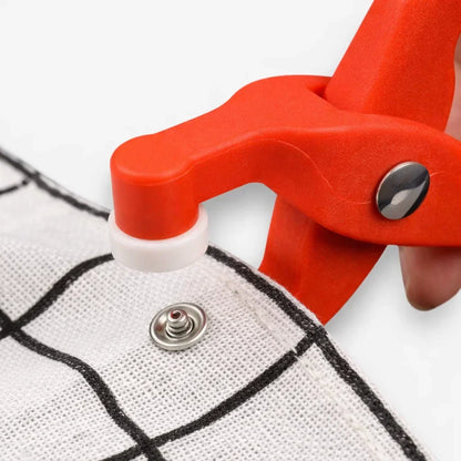 Drukknopentang Set met Opbergbox Zilver of Meerkleurig Compleet Gereedschap voor Textielreparatie Hobbynaaiprojecten Kledingaccessoires en DIY Creatieve Werkzaamheden Eenvoudig in Gebruik