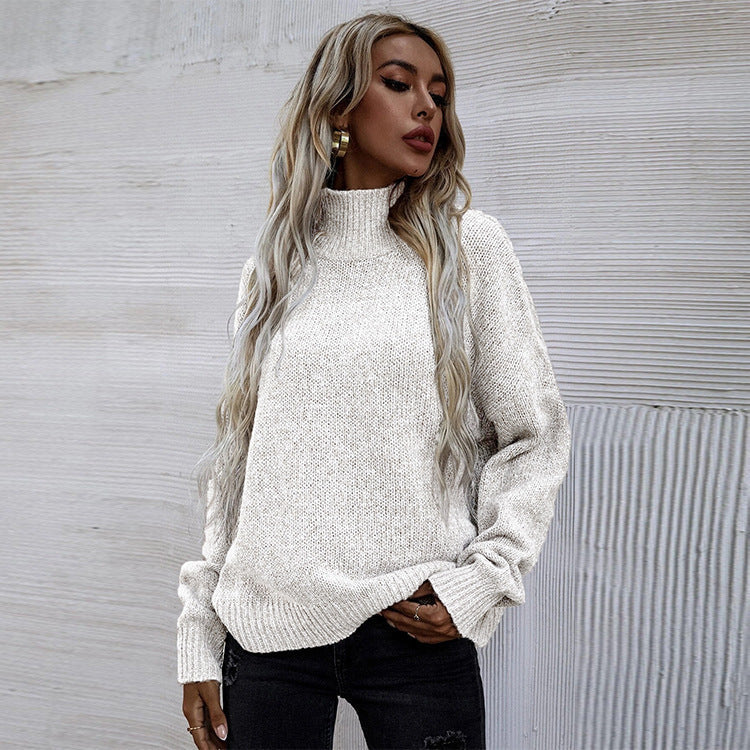 Dames Trui Rond Hals Gebreid Elegante Basisstijl
