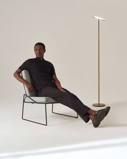 Vloerlamp LED Modern Dimbaar Slank Design Zwart Staande Lamp