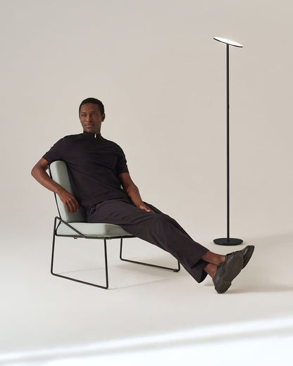 Vloerlamp LED Modern Dimbaar Slank Design Zwart Staande Lamp