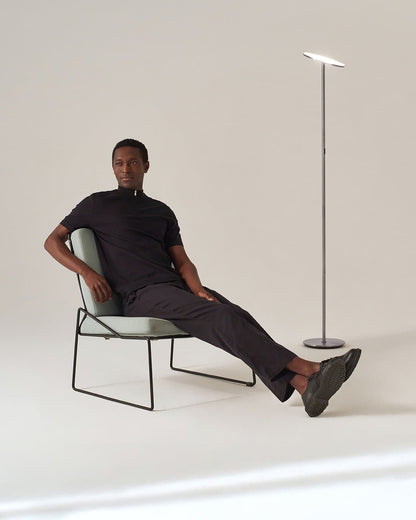 Vloerlamp LED Modern Dimbaar Slank Design Zwart Staande Lamp