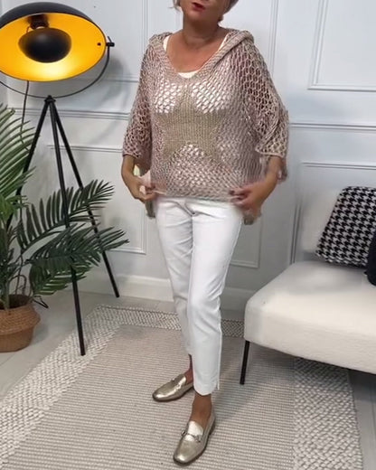Luxe Pizzo Trui Losse Pasvorm