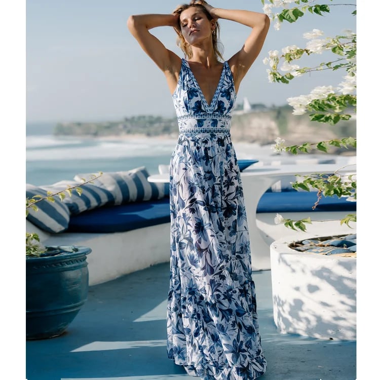 Vrouwelijk Badpak met Rok en Sarong Set