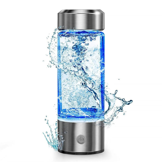 Waterstof Waterfles Draagbaar USB Oplaadbaar 420ml RVS