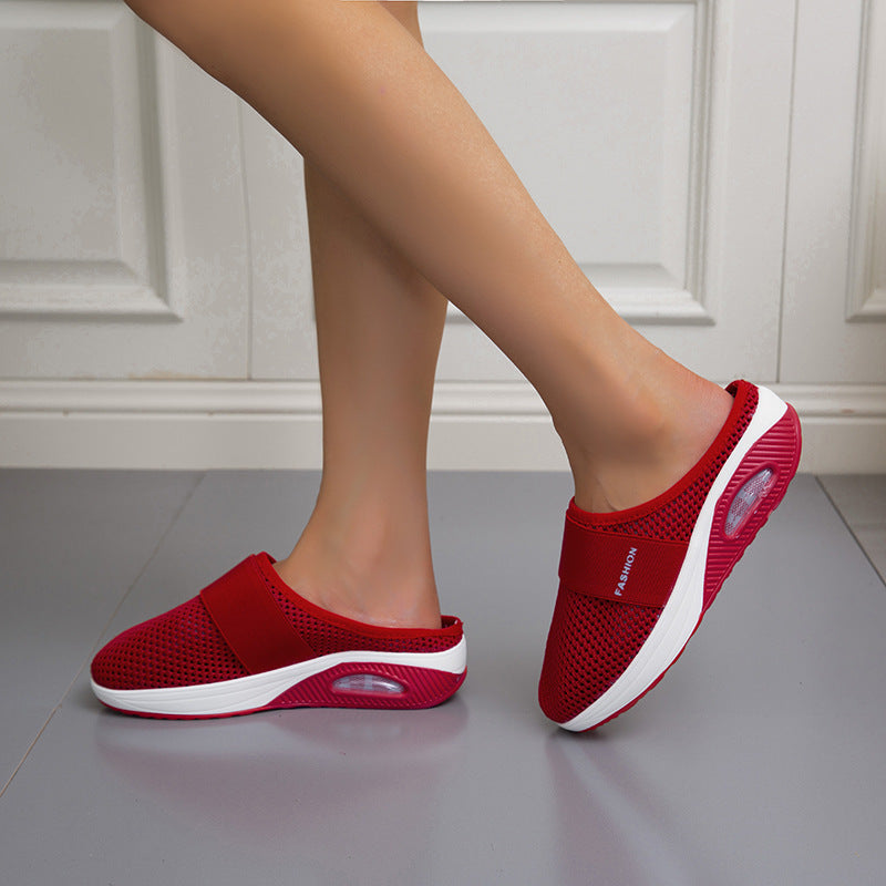 Dames Comfortabele Orthopedische Sneaker Mesh Loop Schoen