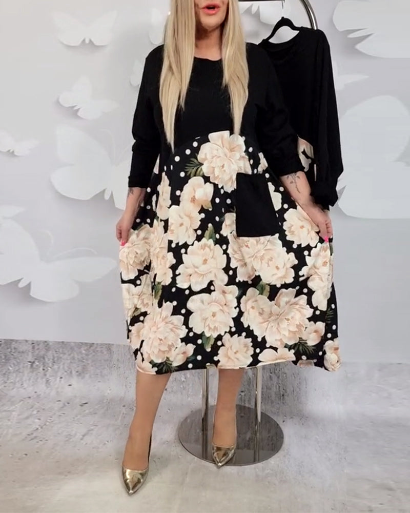 Alessia Jurk Patchwork Lange Mouwen