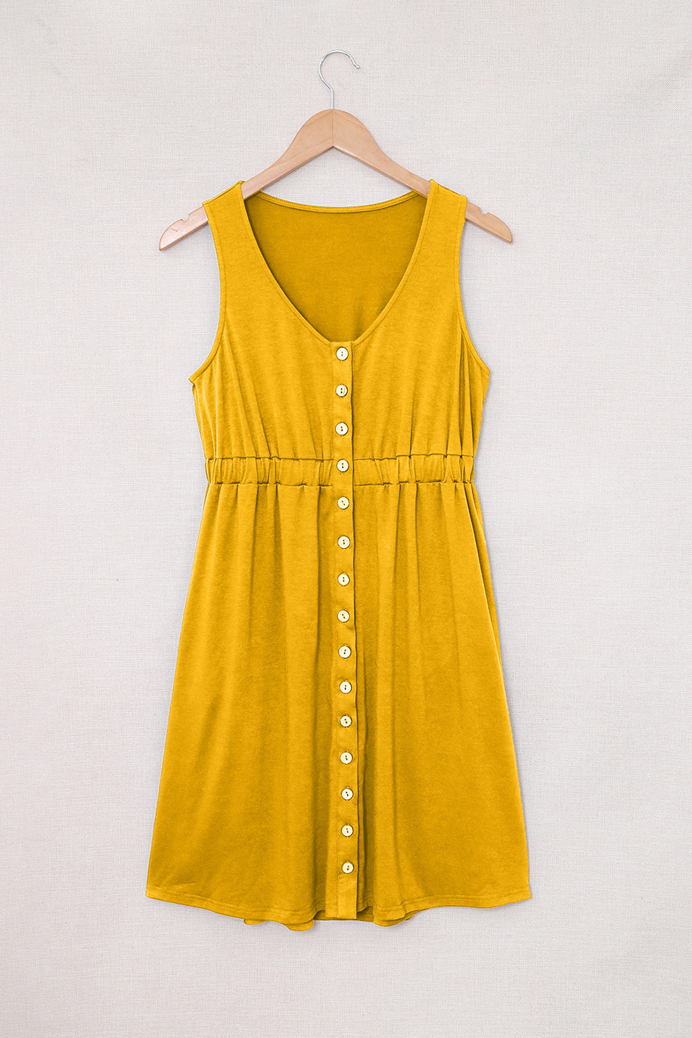 Mouwloze Mini Jurk Zomer Jurk voor Vrouw
