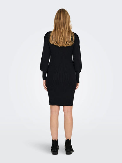 Zwangerschapsjurk Mini Damesjurk Hoge Hals Casual Stijl